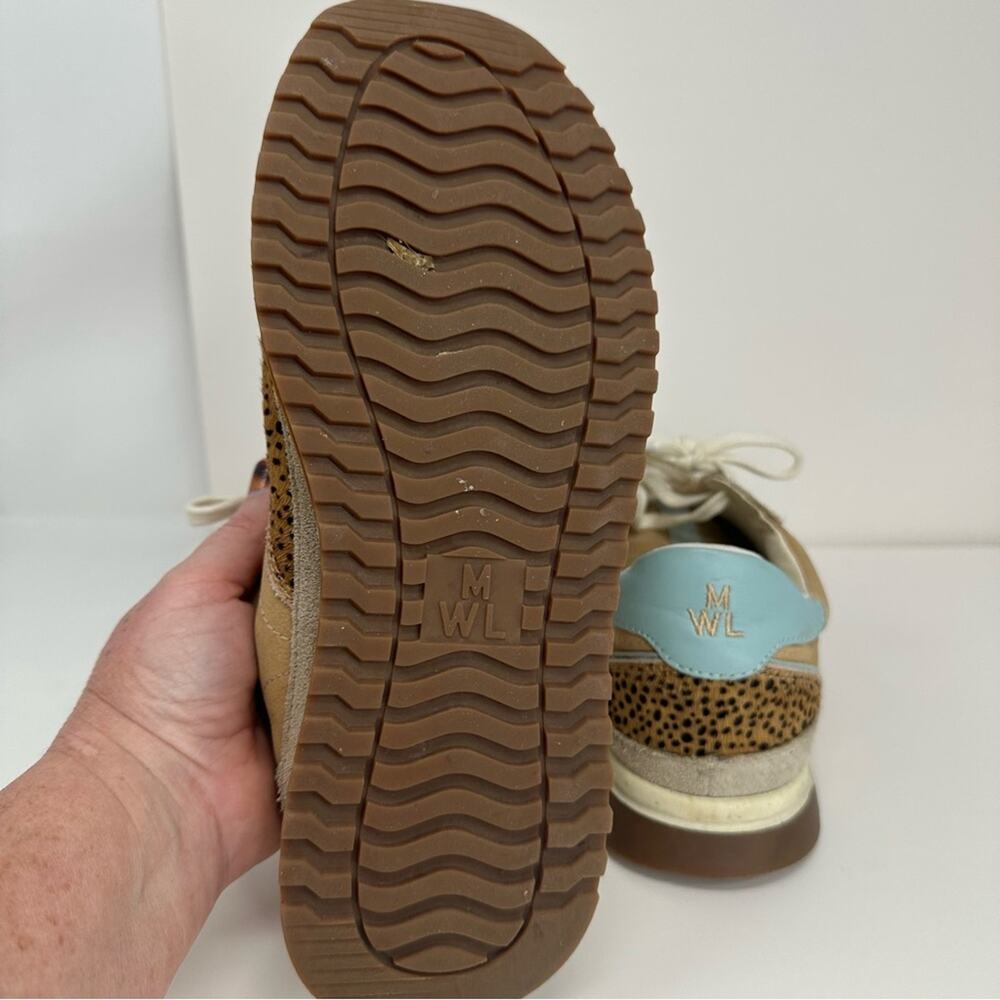 Madewell Kickoff Sneaker Trainer Spot Dot Calf Hair & Nuback - Picture 11 of 11